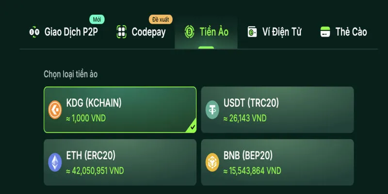  Các phương thức nạp tiền phổ biến nhất tại FO88