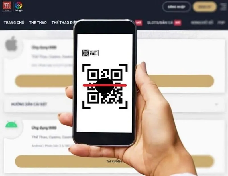 Đăng nhập rồi bắt đầu tham gia cược ở app